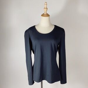 RACHEL PARCELL Puff Shoulder Long Sleeve Top Black